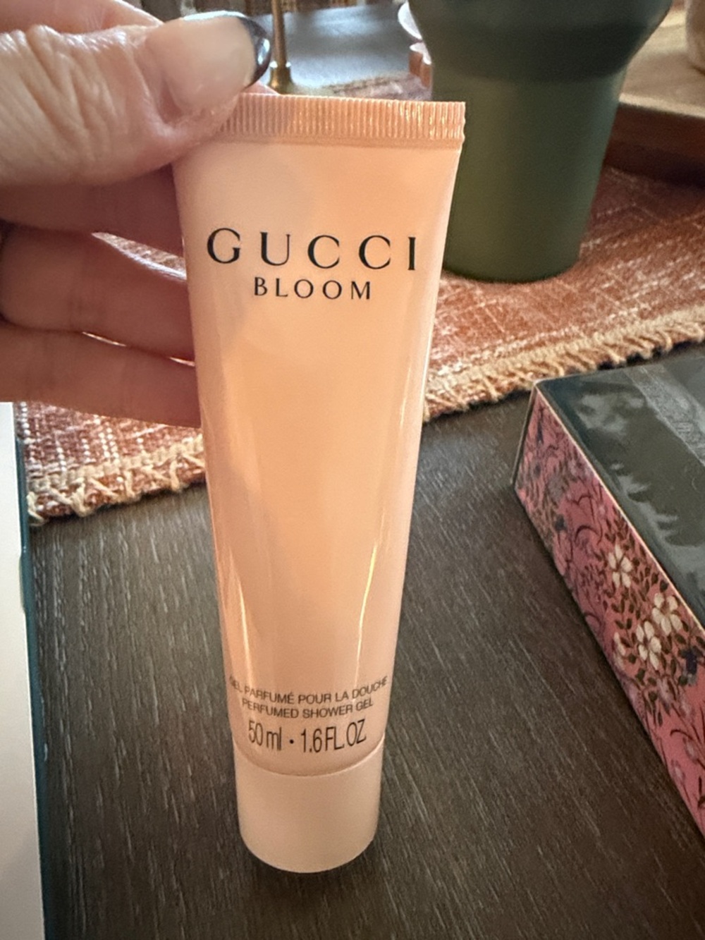 Gucci Bloom Perfumed Shower Gel - Peach Pink Tube- never used
